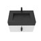 Castello Usa Nile 30-inch White Vanity Set with Black Top and Black Handles CB-MC-30W-BL-2053-BL - alternate 2
